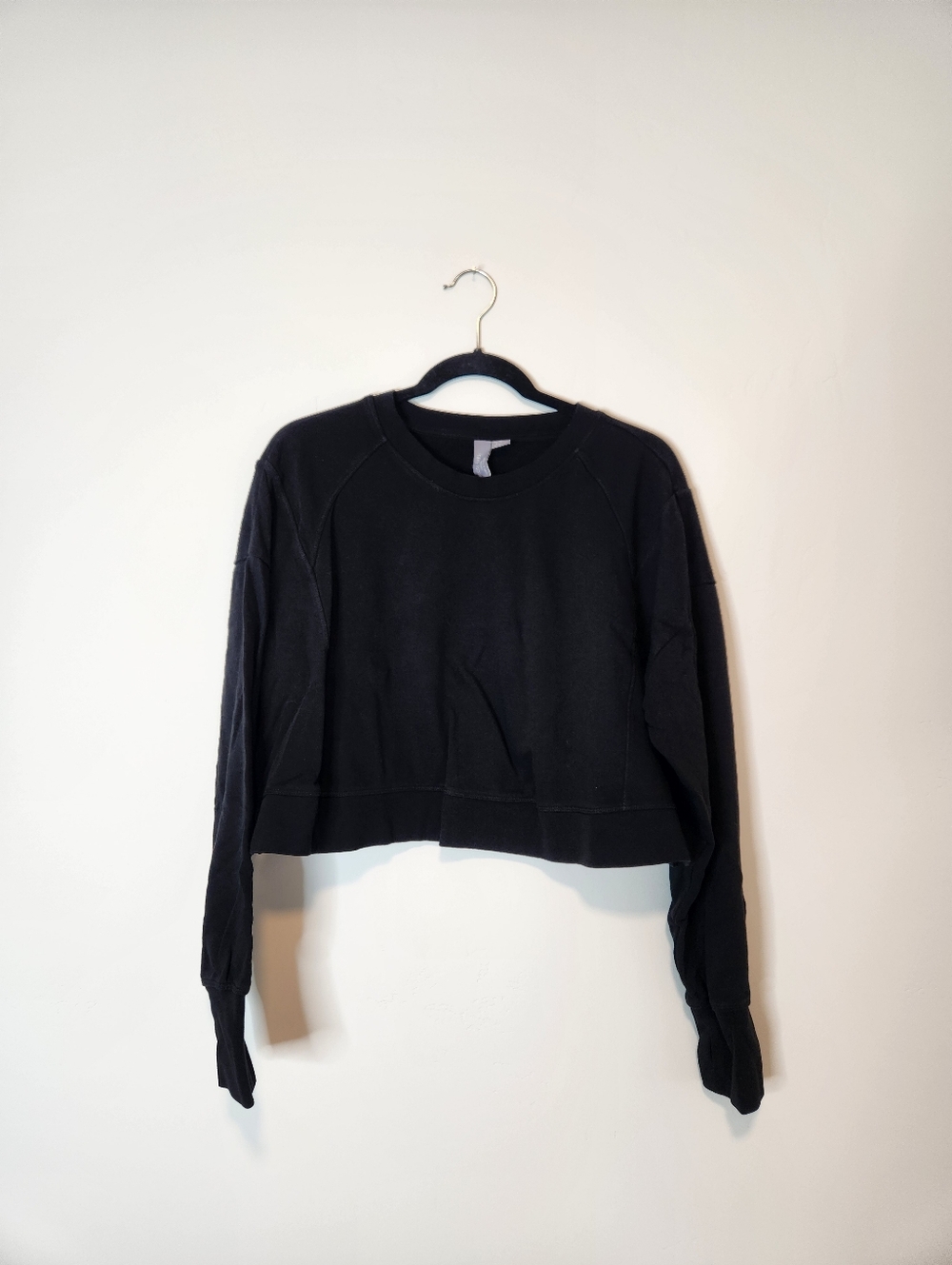 Sweaty Betty After Class Crop Sweatshirt Size 12 - Picture 3 of 8